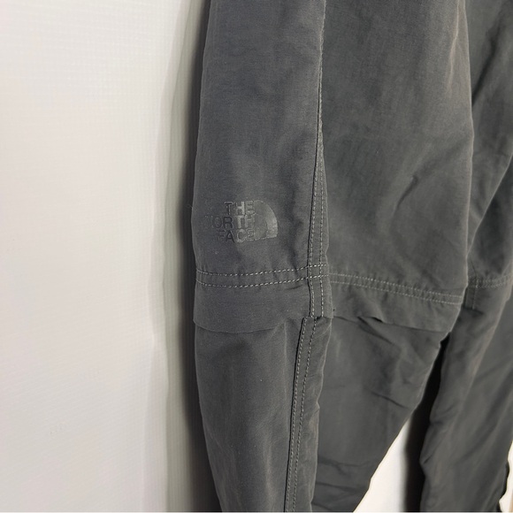 The North Face Mens Zip Off Pants Shorts XXL Gray Cargo Pockets with Belt - Picture 11 of 14